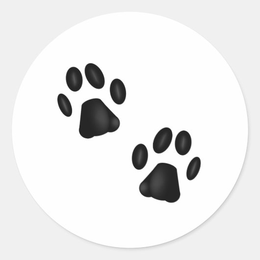 キティパウステッカー ラウンドシール (正面)