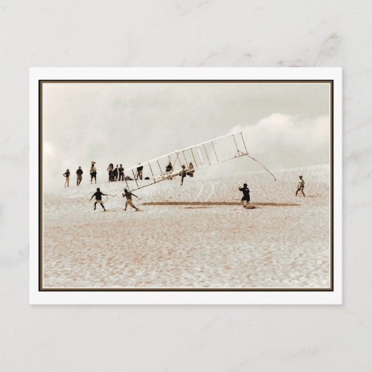 キティホークの練習飛行 ポストカード (正面)