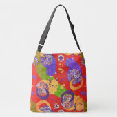 キティ日本のキャットカラフル寧子 クロスボディバッグ (裏面)