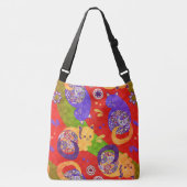 キティ日本のキャットカラフル寧子 クロスボディバッグ (正面)