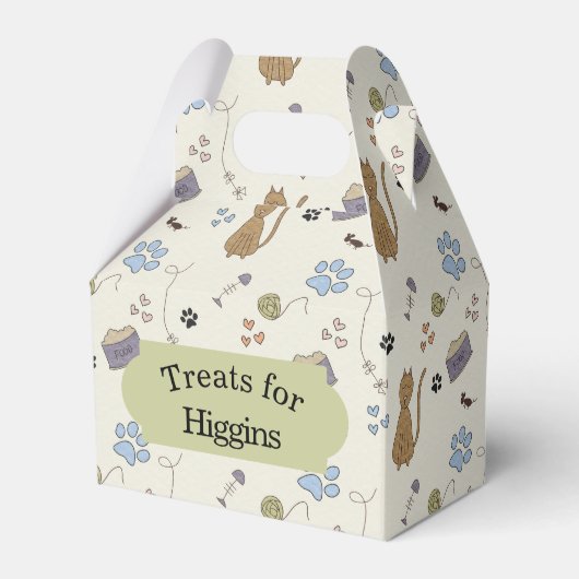 キティ猫おやつお願い箱 フェイバーボックス (正面サイド)