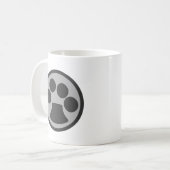 キティ猫のポープリント コーヒーマグカップ (正面左)
