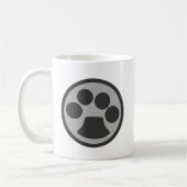 キティ猫のポープリント コーヒーマグカップ (左)