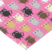 キティ猫の誕生日パーティーキッズ テーブルクロス (アングル)