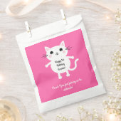 キティ猫の誕生日パーティーキッズ フェイバーバッグ (クリップ留めされた状態)