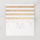 キティ猫の誕生日パーティーフードテント プレイスカード (外部開封)