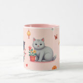 キティ猫コーヒーマグ マグカップ (中央)