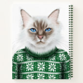 キティ猫セーター ノートブック (裏面)