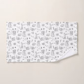 キティ猫ドードルバスタオルセット バスタオルセット (ハンドタオル)