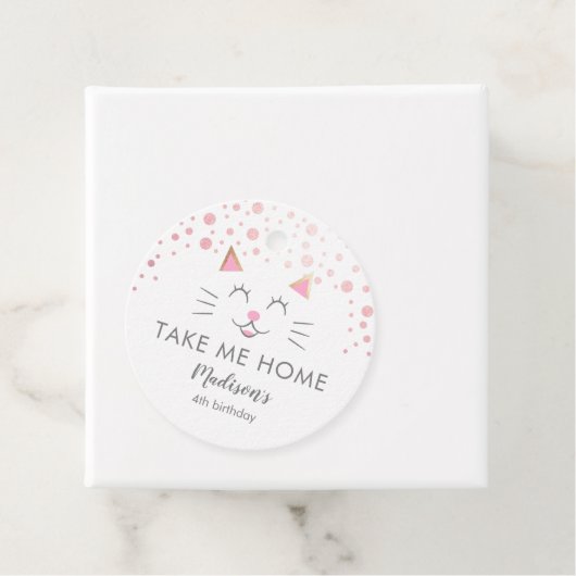 キティ猫ピンク家に連れて帰る フェイバータグ (インサイチュ)