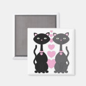 キティ猫マグネット マグネット (正面/裏面)