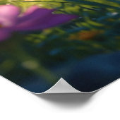 *~*キティ猫5:4ネコの子ネコが花に咲く ポスター (角)