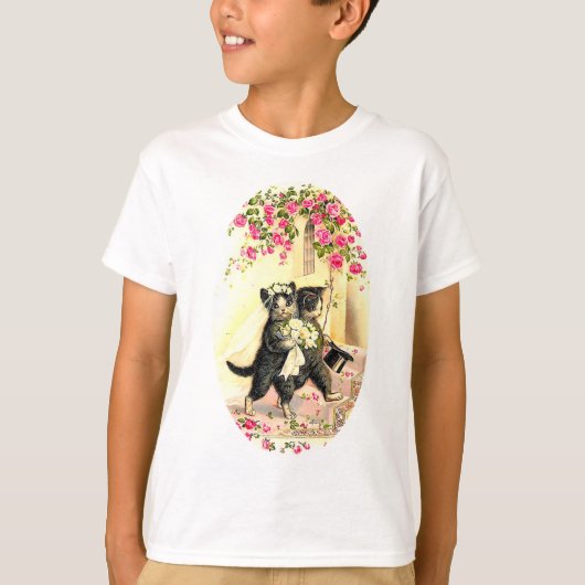 キティ結婚ネコ Tシャツ (正面)