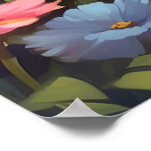 *~* キティ ウォーキング フラワーズ 5:4  キッテン キャット AP68 ポスター (角)