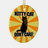 キティ・キャット気には セラミックオーナメント (右)