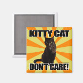 キティ・キャット気には マグネット (正面/裏面)