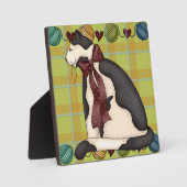 キティ・キャット・オン・プレイド フォトプラーク (正面)