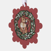 キティ・キャット・クリスマス オーナメントカード (左)