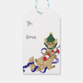キティ・キャット・クリスマス ギフトタグ (裏面)