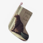 キティ・キャット・クリスマス スモールクリスマスストッキング (正面 (吊り時))