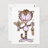 キティ・キャット・ショー・オブ・ラブポストカード ポストカード (正面/裏面)