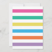 キティ・キャット・バースデーパーティーへの招待 招待状 (裏面)