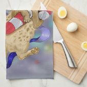 キティ・キャット・ミョイ・クリスマス！ キッチンタオル (四つ折り)