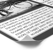 キティ・ノックス二人種自転車フェミニスト ポスター (角)