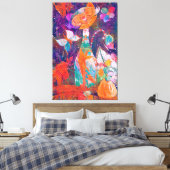 キティQアクリル キャンバスプリント (インサイチュ (寝室))