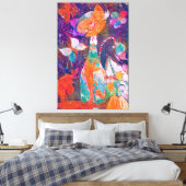 キティQ キャンバスプリント (インサイチュ (寝室))