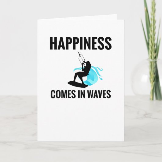 キテサーファーキテボーダーキテサーフィンキテボード カード (正面)