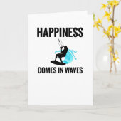 キテサーファーキテボーダーキテサーフィンキテボード カード (黄色い花)