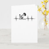 キテサーファーハートビートキテサーフィンパルスキッティング カード (黄色い花)