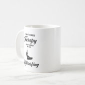 キテサーフィンに行くセラピーはいらない コーヒーマグカップ (正面左)