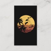 キテサーフィンレトロキテボードウェーブサーファー 名刺 (正面)