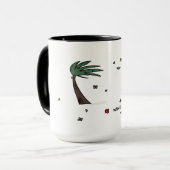 キテボード/キテサーフィン – 風が至る所にある マグカップ (正面左)