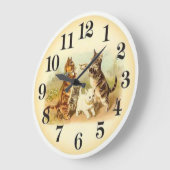 キテンススタイル1 ラージ壁時計 (傾斜)