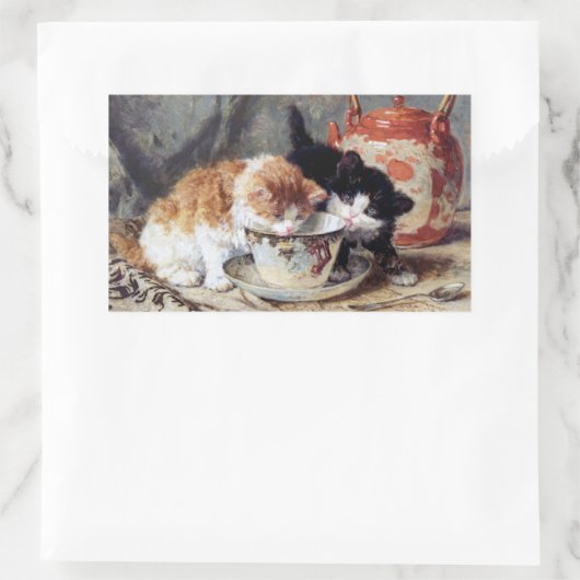 キテンス&クリームヴィンテージアートヘンリエットロナーナイフ 長方形シール (バッグ)