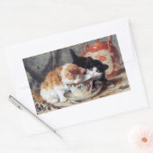 キテンス&クリームヴィンテージアートヘンリエットロナーナイフ 長方形シール (封筒)