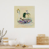 キテンス&トイレ紙バイシャロンシャーペ ポスター (キッチン)