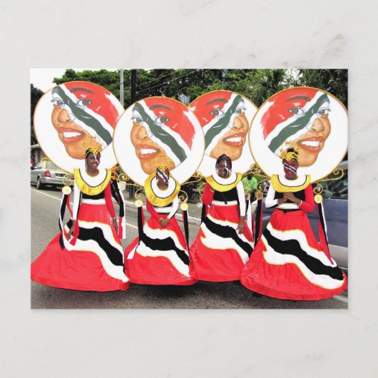 キディカーニバル、トリニダード・トバゴ ポストカード (正面)