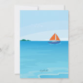 キディビーチ誕生日パーティーへの招待 招待状 (裏面)