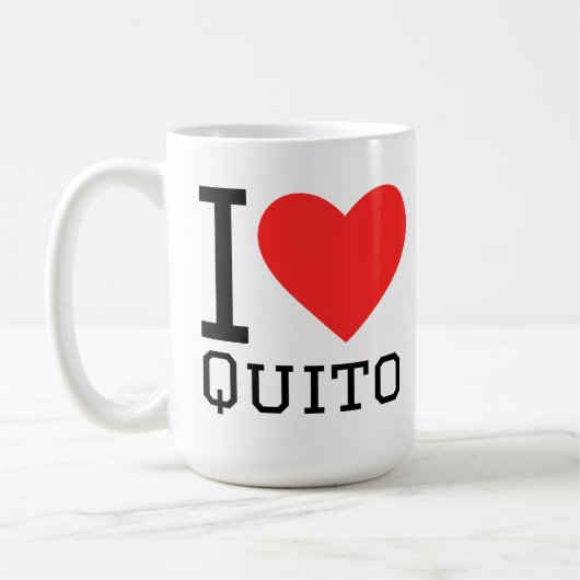 キトが好き コーヒーマグカップ (左)