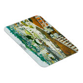 キトエクアドルウォーターカラーイラストレーション マグネット (右側)