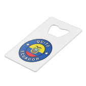 キトエクアドル クレジットカード栓抜き (正面アングル)