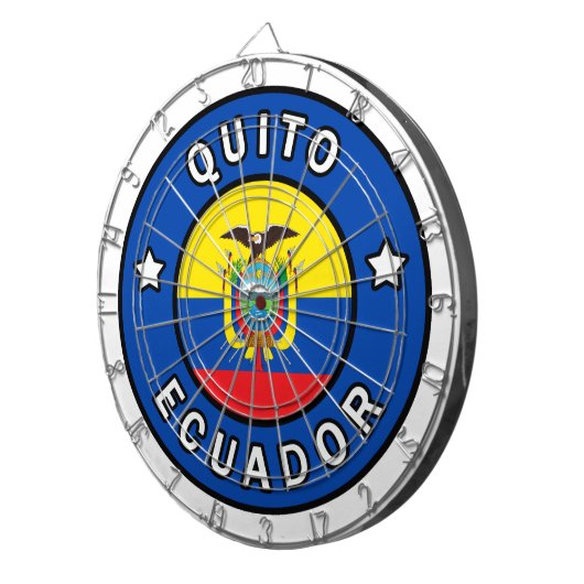 キトエクアドル ダーツボード (正面右)