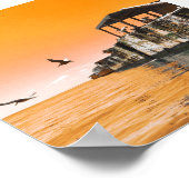 キトペケ州パークコンクリート船ドリームダイズ ポスター (角)