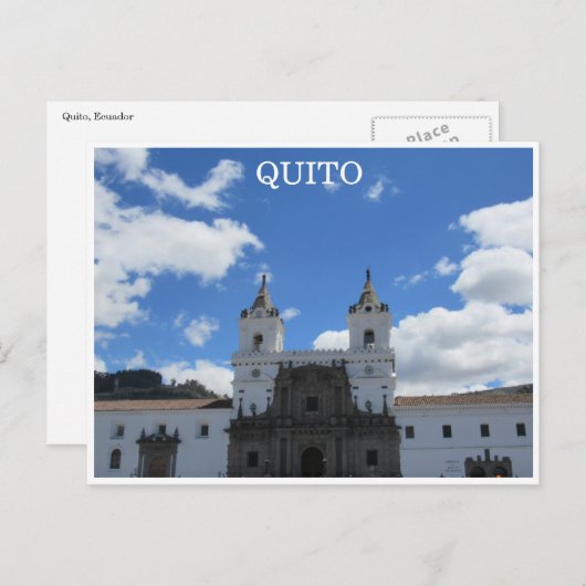 キト建築 ポストカード (正面/裏面)