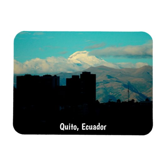 キト火山 マグネット (横)