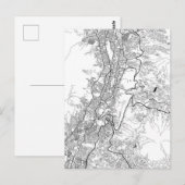 キト・エクアドル地図 ポストカード (正面/裏面)